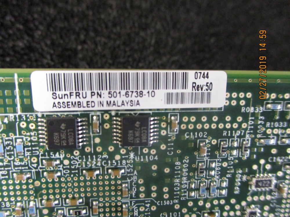 501-6738-10 SUN MICRO PCI-X 4 PORT ETHERNET CARD BRAND NEW!