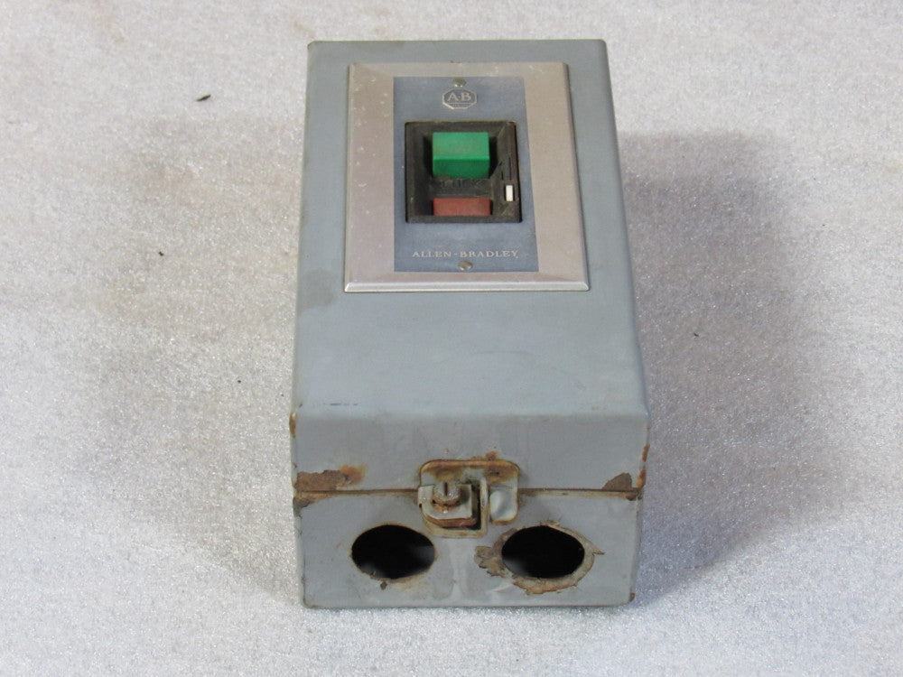 ALLEN BRADLEY MANUAL STARTER SWITCH 609-AAW SIZE SZ 0 - USED