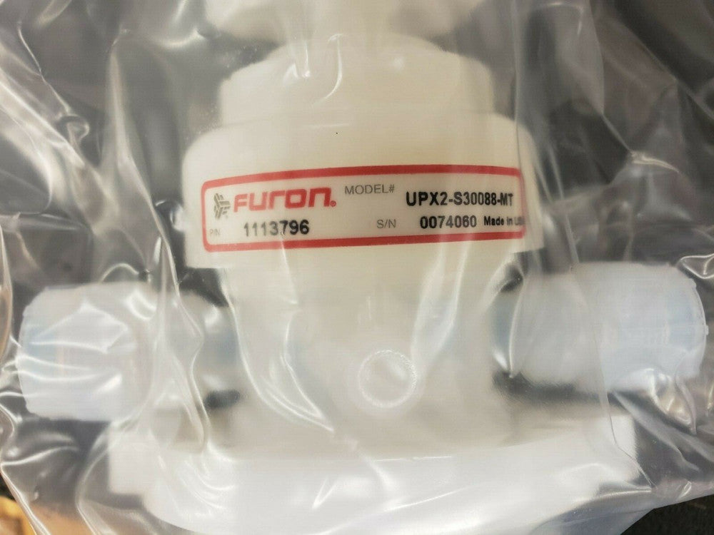 NEW, SAINT-GOBAIN, UPX2-S30088-MT, Furon - UPX Valve, 2 Way, Multi-Turn, 1/2" 