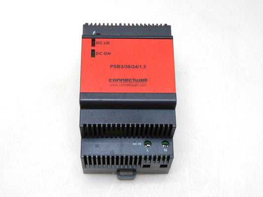 CONNECTWELL PSB3/36/24/1.5 SWITCH MODE POWER SUPPLY 24VDC 1.5 AMP