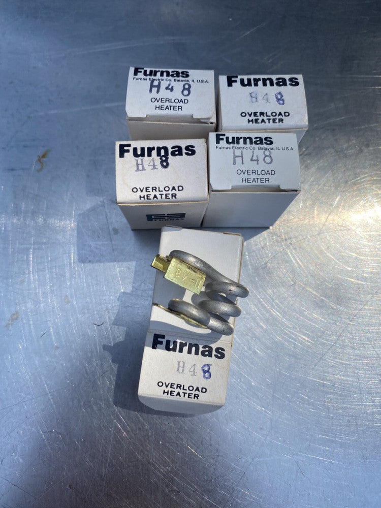 Lot of 5 Furnas H48 Overload Heater New