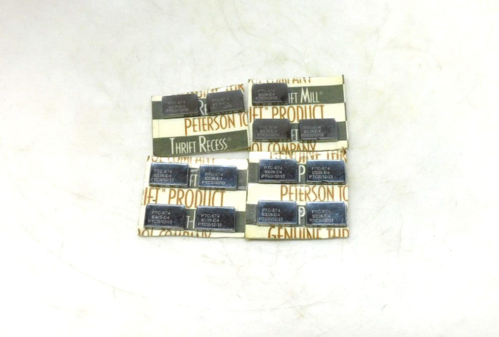 Peterson Tool PTC-674-10018-D4 Carbide Inserts Lot of 13