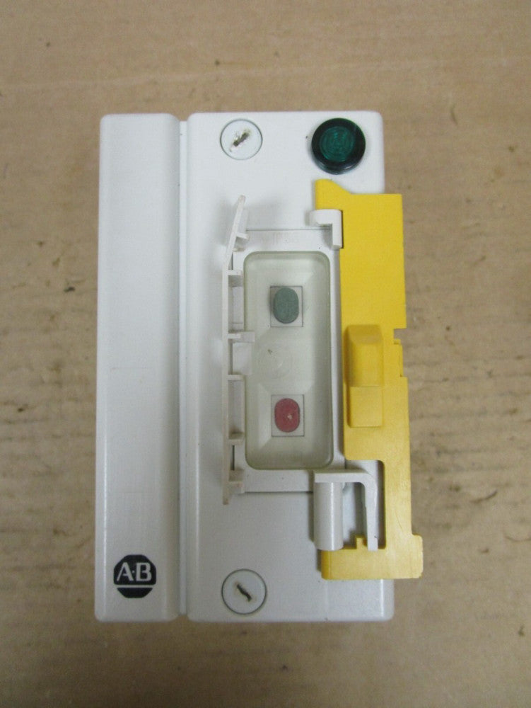 ALLEN BRADLEY ENCLOSED MANUAL MOTOR STARTER 140-MN-0630 SER D 4.0-6.3A