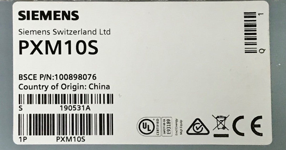 SIEMENS PXM10S BSCE 100898076 Operator HIM Display Modular Controller