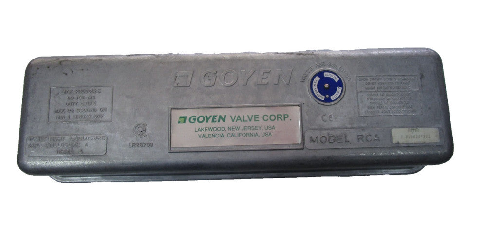 Goyen Model RCA 3-8V8000 331 Pilot 8 Valve Enclousure 120V 22W WATTS