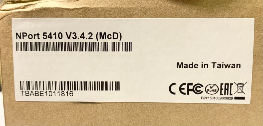 MOXA 7182 0624 9900 N PORT 5410 N PORT 5400 Series 4 Port POS Hub V3.4.2 (McD)