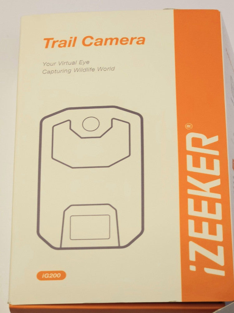 iZEEKER iG200 TRAIL CAMERA CAMOUFLAGE 6 VDC 1080P