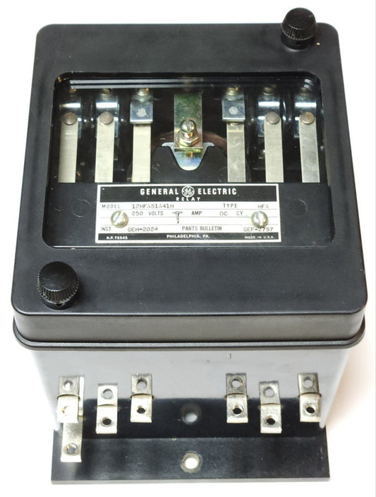 GENERAL ELECTRIC 12HFA51A41H Type HFA 250 Volt Multi Contact Auxiliary Relay