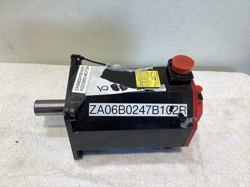 FANUC A06B-0247-B100 AC SERVO MOTOR . Model Q 22/300 i