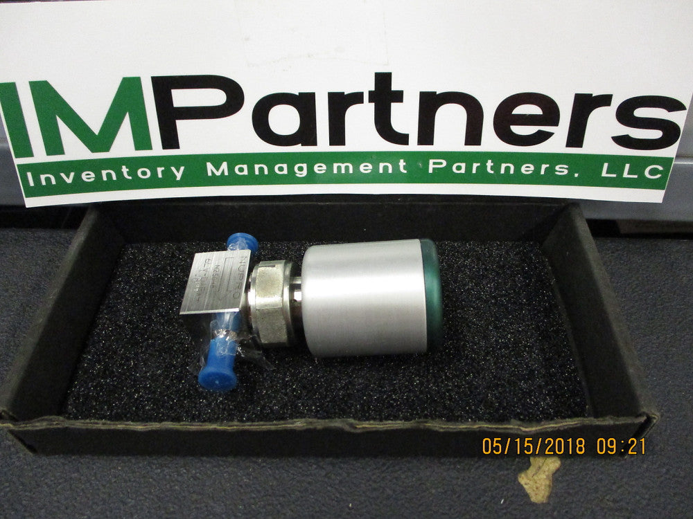 6LV-DABW4-O Nupro 316L VAR High Purity Bellows Sealed Valve, 1/4 in.  BRAND NEW!
