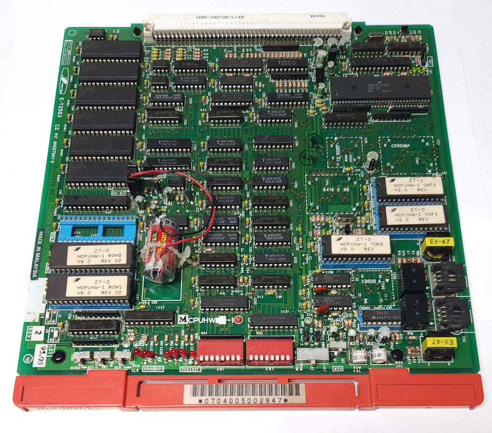 IWATSU OMEGA MCPUHW-1 E-T2563 ZTD Central Processor Cord Expansion Module MCPUHW