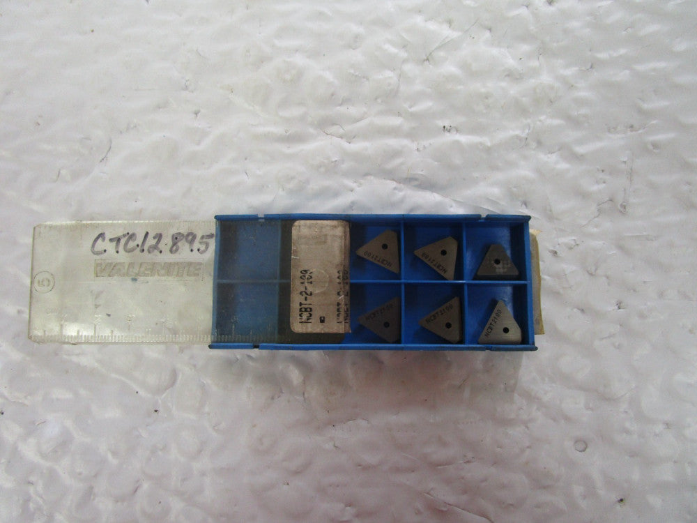 Lot Of 6 Valenite Carbide Inserts NCBT-2-100