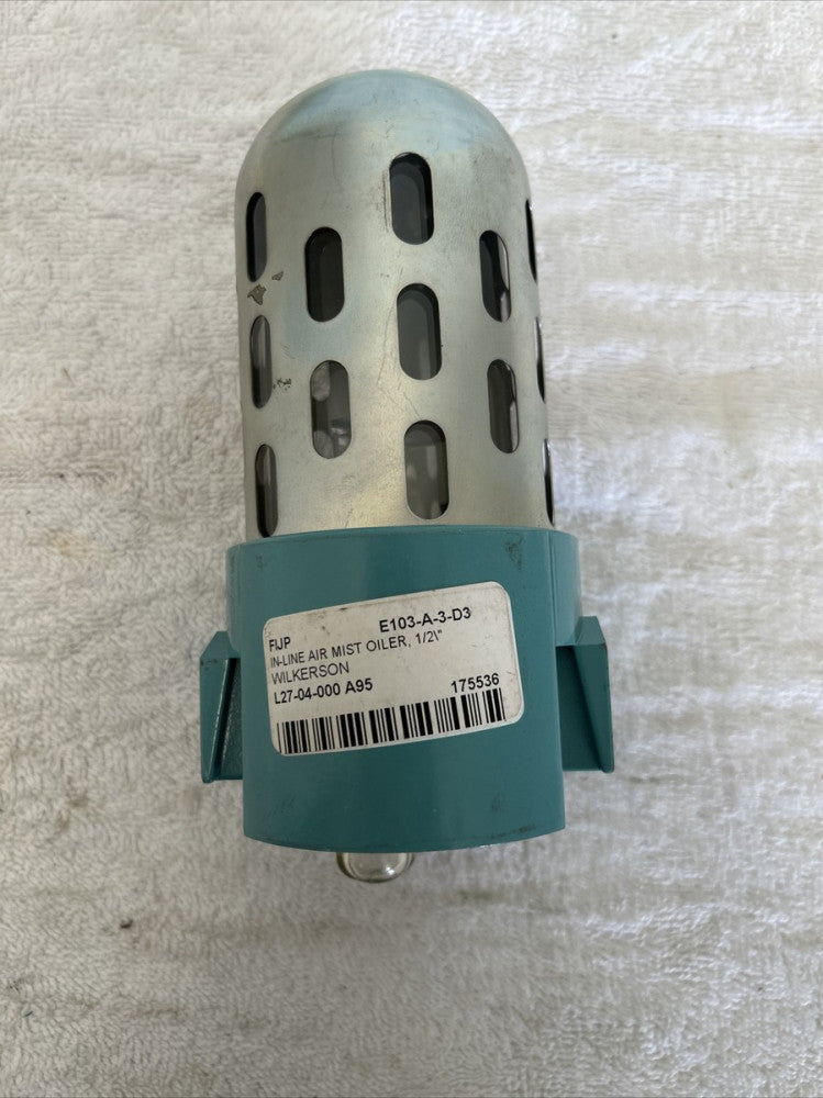 Wilkerson In-Line Air Mist Lubricator L27-04-000 A95