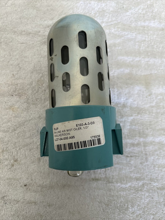 Wilkerson In-Line Air Mist Lubricator L27-04-000 A95