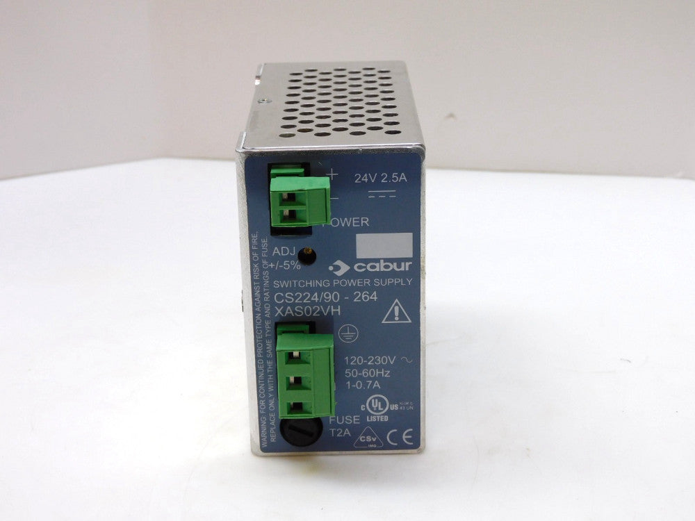 CABUR CS224/90-264 POWER SUPPLY XAS02VH 120-230V 50/60Hz 1-0.7A 24V 2.5A