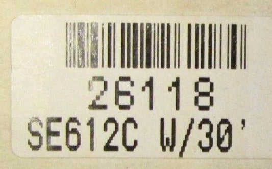 BANNER SE1612C W/30' Photoelectric Sensor 30' Cable 26118