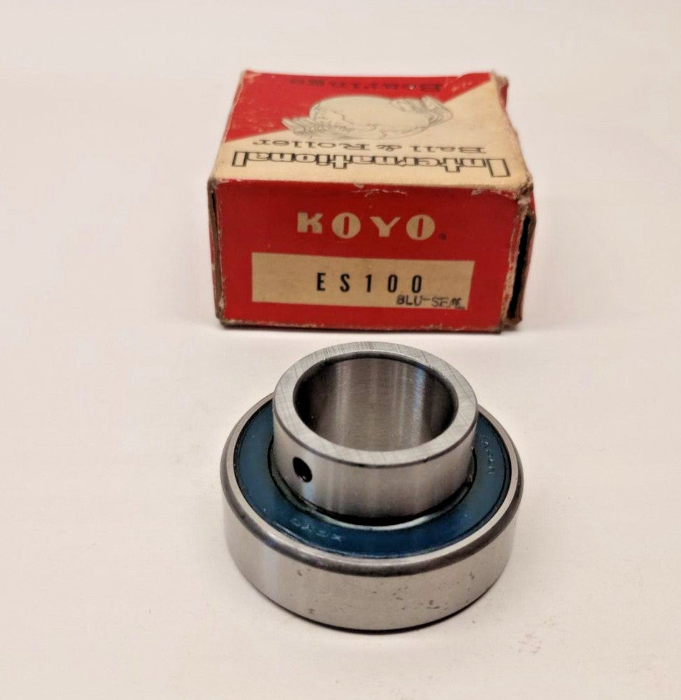 Koyo ES100 Insert Ball Bearing 25mm ID x 52mm OD x 15mm (27.34mm) Width
