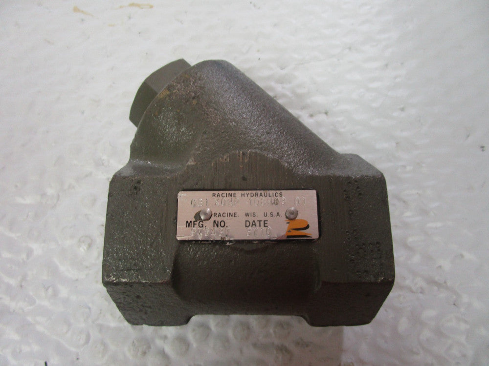 Racine Hydraulics 0B1X0HP108N0301 Hydraulic 1" NPT Check Valve