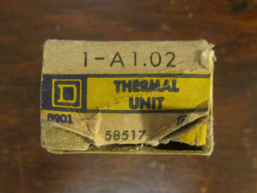 SQUARE D A1.02 Thermal Overload Relay Heater Element  A1 02 