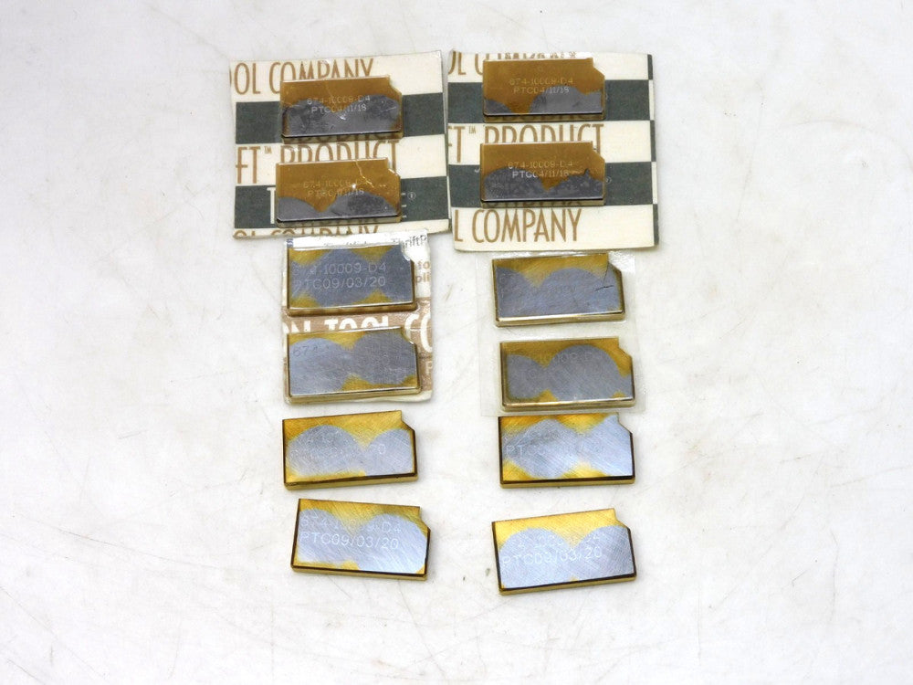 Peterson Tool 674-10009-D4 Carbide Inserts Lot of 12