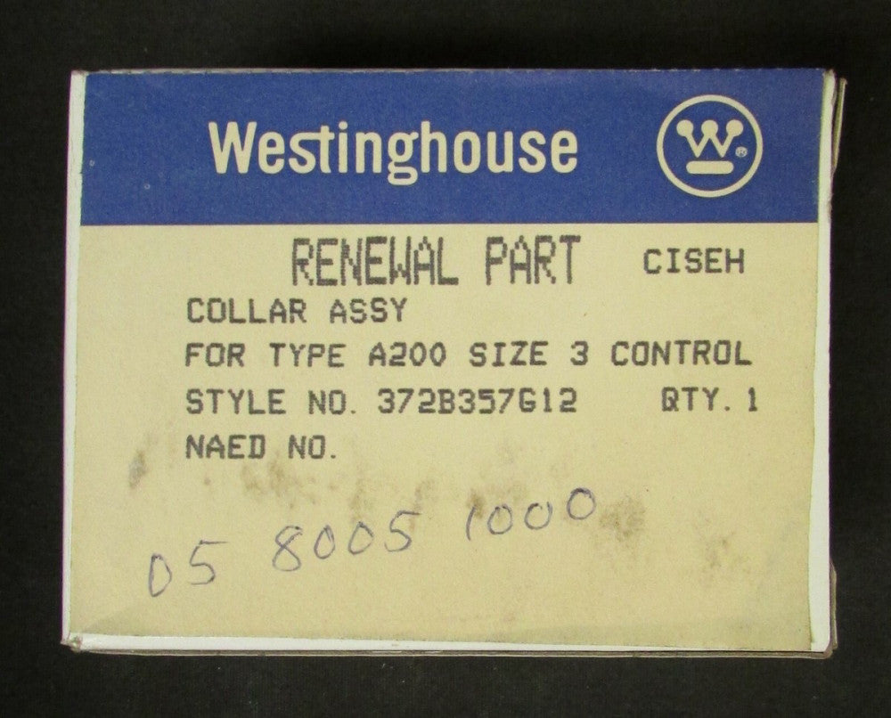 WESTINGHOUSE CUTLER HAMMER A200 Sze 3 Starter Lug Terminal Collar Kit 372B357G12