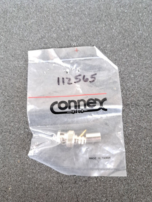 New, Amphenol, 112565, CONN BNC PLUG STR 75 OHM CRIMP, Sold as a lot of 7pcs