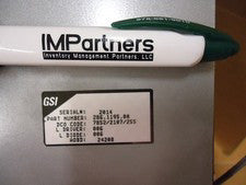 Used, GSI, 286.1195.00, SCANNER, SVS, 8 MHZ, No accessories included
