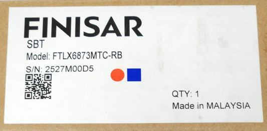 FINISAR SBT MODEL FTLX6873MTC RB Optical Transceiver Module ITU14 ITU61 SM 80KM