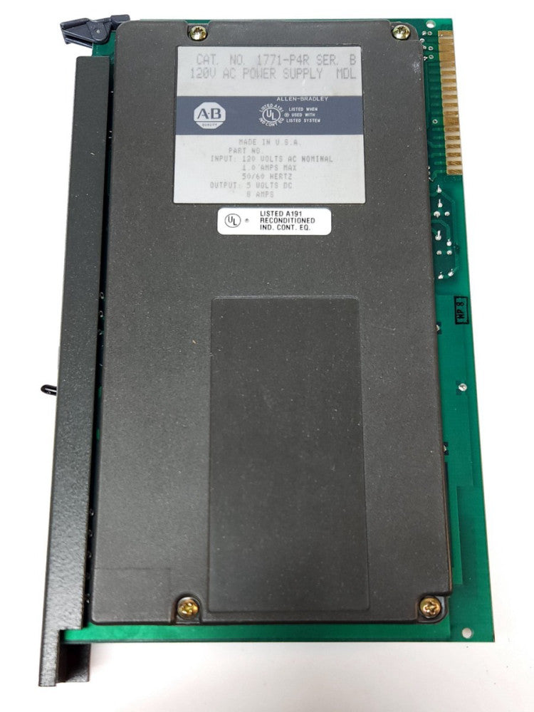 ALLEN BRADLEY 1771 P4R 120 VAC Power Supply Module Output 5 VDC