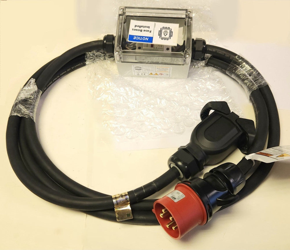 HARTING HAN-ECO M1138200 002 POWER Connecting Cable With 30 AMP Breaker Assembly