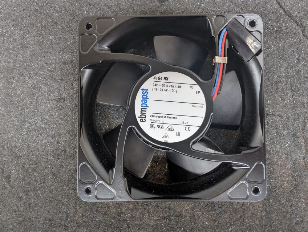 New, EBM-Papst, 4184NX, FAN AXIAL 119X38MM 24VDC TERM 