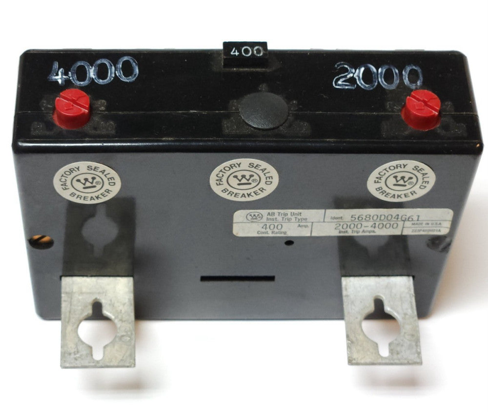 WESTINGHOUSE HLB2400TM 2 Pole 400 AMP Type LB HLB MAGNETIC ONLY 2000-4000 TRIP