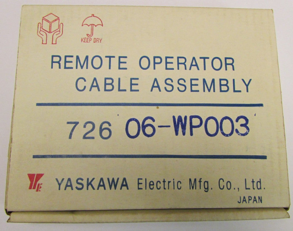 YASKAWA 726 06 WP003 Remote Operator Cable Assembly 06-WP003