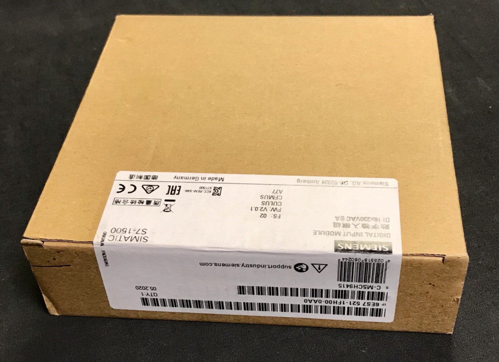 SIEMENS 6ES7 521 1FH00 0AA0 SIMATIC S7-1500 Digital Input Module