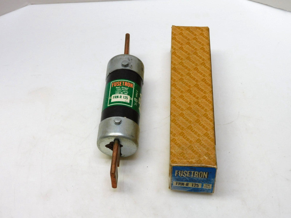 BUSSMANN FUSETRON FRN-R-125 DUAL ELEMENT FUSE 250V