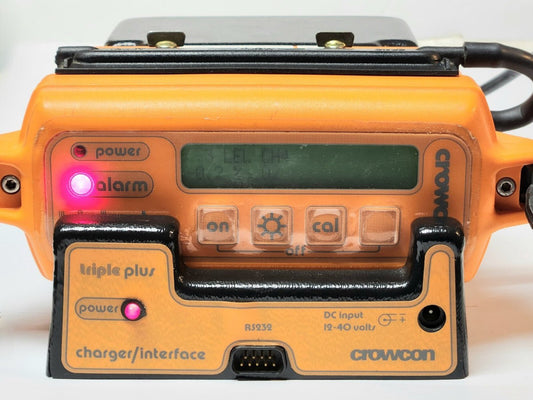 CROWCON CEA Triple Plus DLG Gas Detection Instrument LEL With Charger PPM