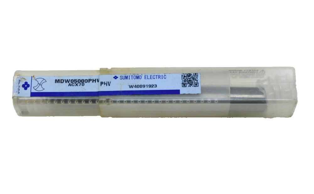 Sumitomo Electric MDW05000PHV Carbide 1/2 Pilot Drill W40091923 2-flute