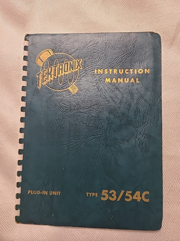 Tektronix Type 53/54A Plug-In Unit Instruction Manual 