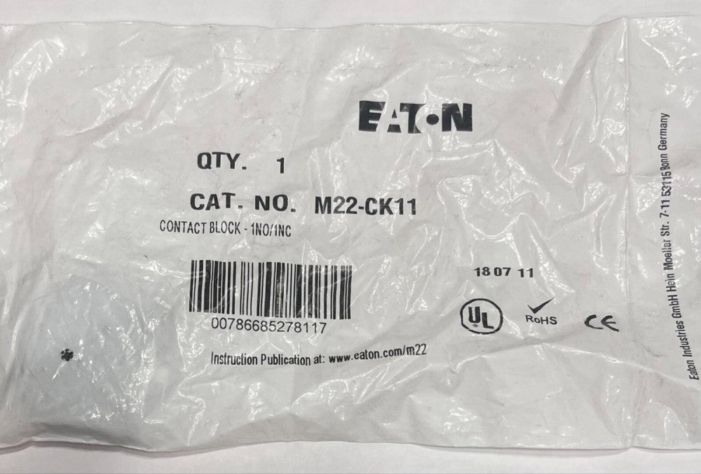EATON M22 CK11 Contact Block M22-CK11