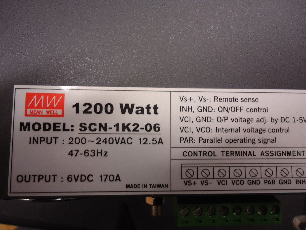 SCN-1K2-06 Meanwell 1200 Watt Power Supply BRAND NEW!