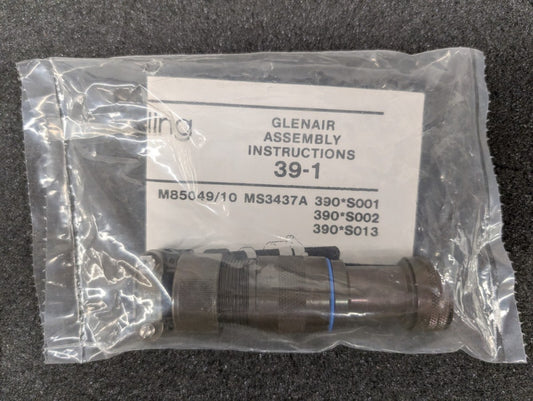 New, Glenair, M85049/10-118W, CONNECTOR BACKSHELL