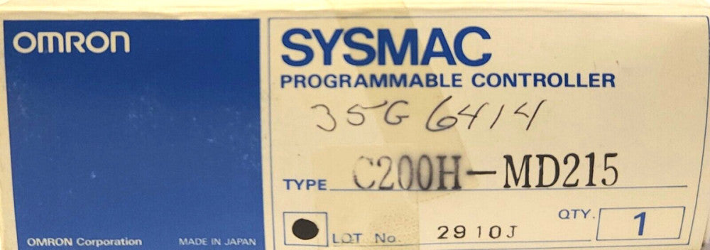OMRON C200H MD215 SYSMAC Programmable CONTROLLER Input Module