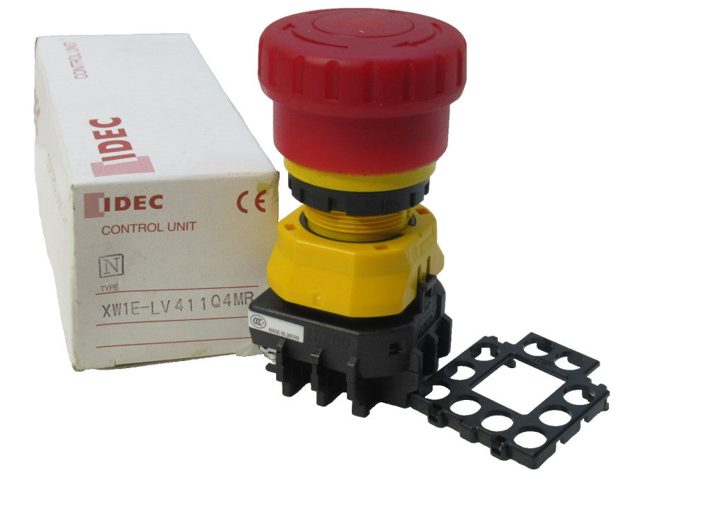 (NEW) IDEC XW1E-LV411Q4MR , XW1ELV411Q4MR Emergency Stop Push Button