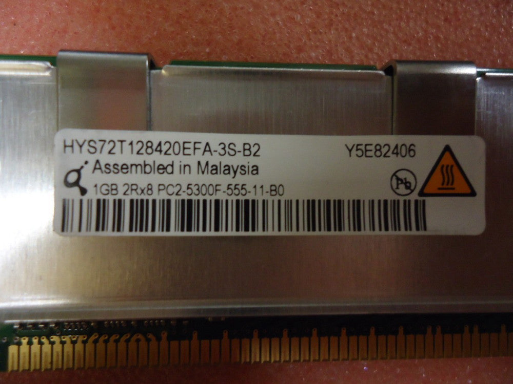 HYS72T128420EFA-3S-B2 Qimonda 1GB 2Rx8 PC2-5300F-555-11-BO USED!