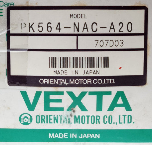 ORIENTAL MOTOR VEXTA PK564 NAC A20 5 Phase Stepping Motor DC 1.4 AMP 0.7 ohm