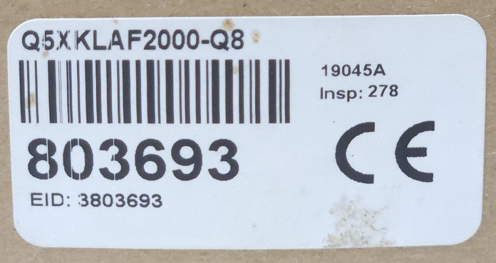 BANNER Q5XKLAF2000 Q8 LASER Measuring Device Distance Sensor Q5X 803693 Dual Dis