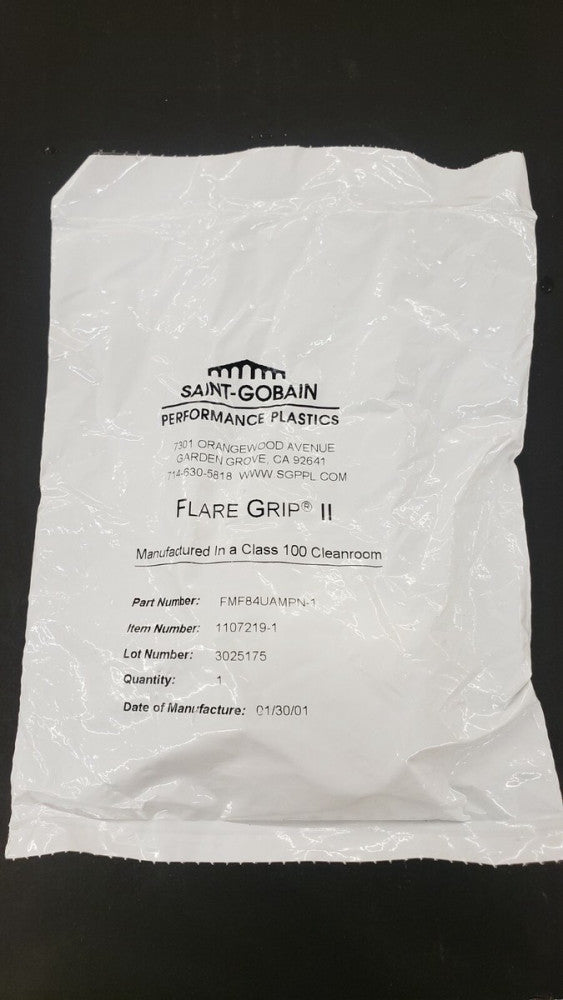 New, Saint-Gobain, FMF84UAMPN-1, Bulkhead Male Connector 1/2" flare x 1/4" MNPT
