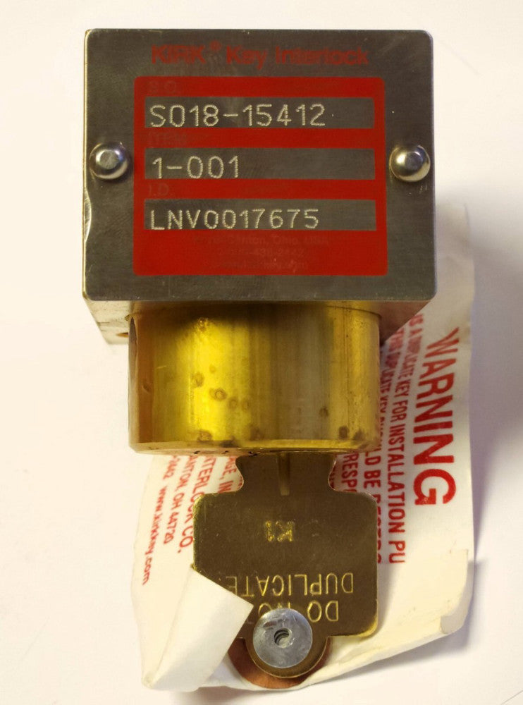 KIRK KEY S018 15412 Extended Long Reach Single Key Interlock Item 1-001 ID LMV00