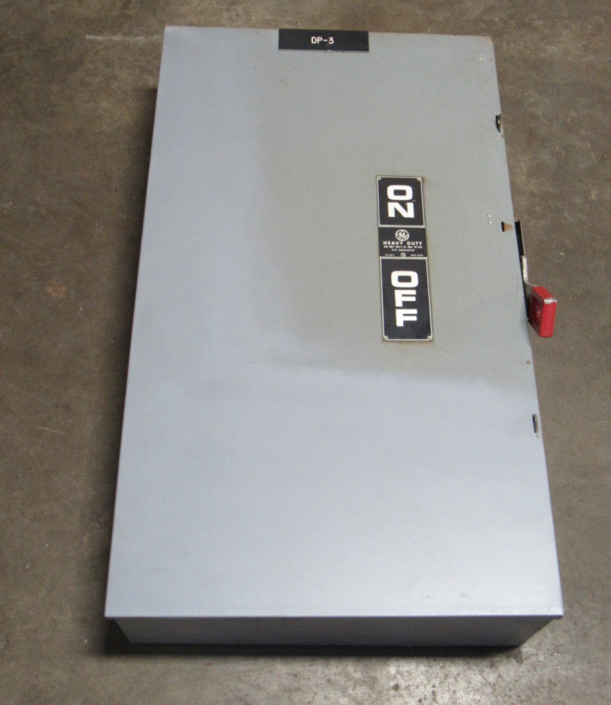 GE Fusible Heavy Duty Safety Switch 400 A Amp 600Vac 350 Hp (Model Unkown)