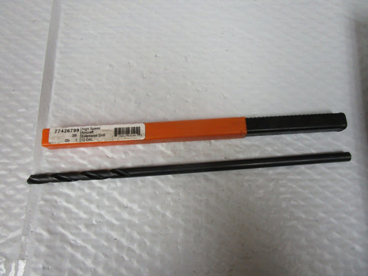 HERTEL 3/8 HIGH SPEED AIRCRAFT EXTENSION DRILL 12 OAL 77426799